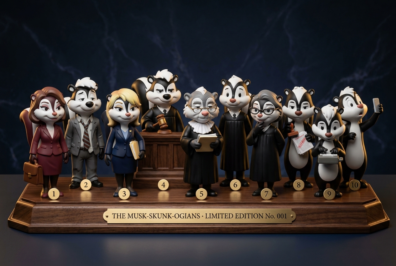 The Musk-Skunk-Ogians — Numbered Courthouse Collection