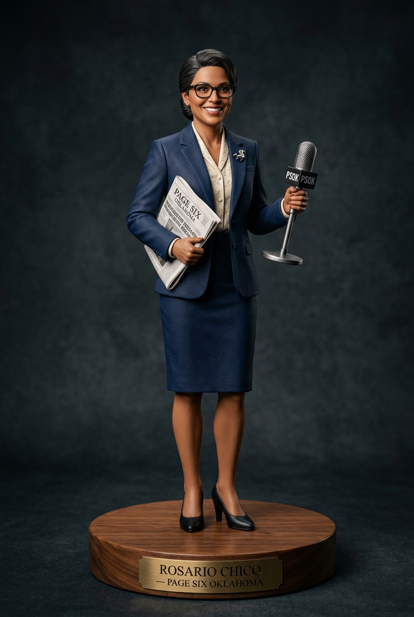 Rosario Chico — “Page Six Oklahoma” Publisher Figurine