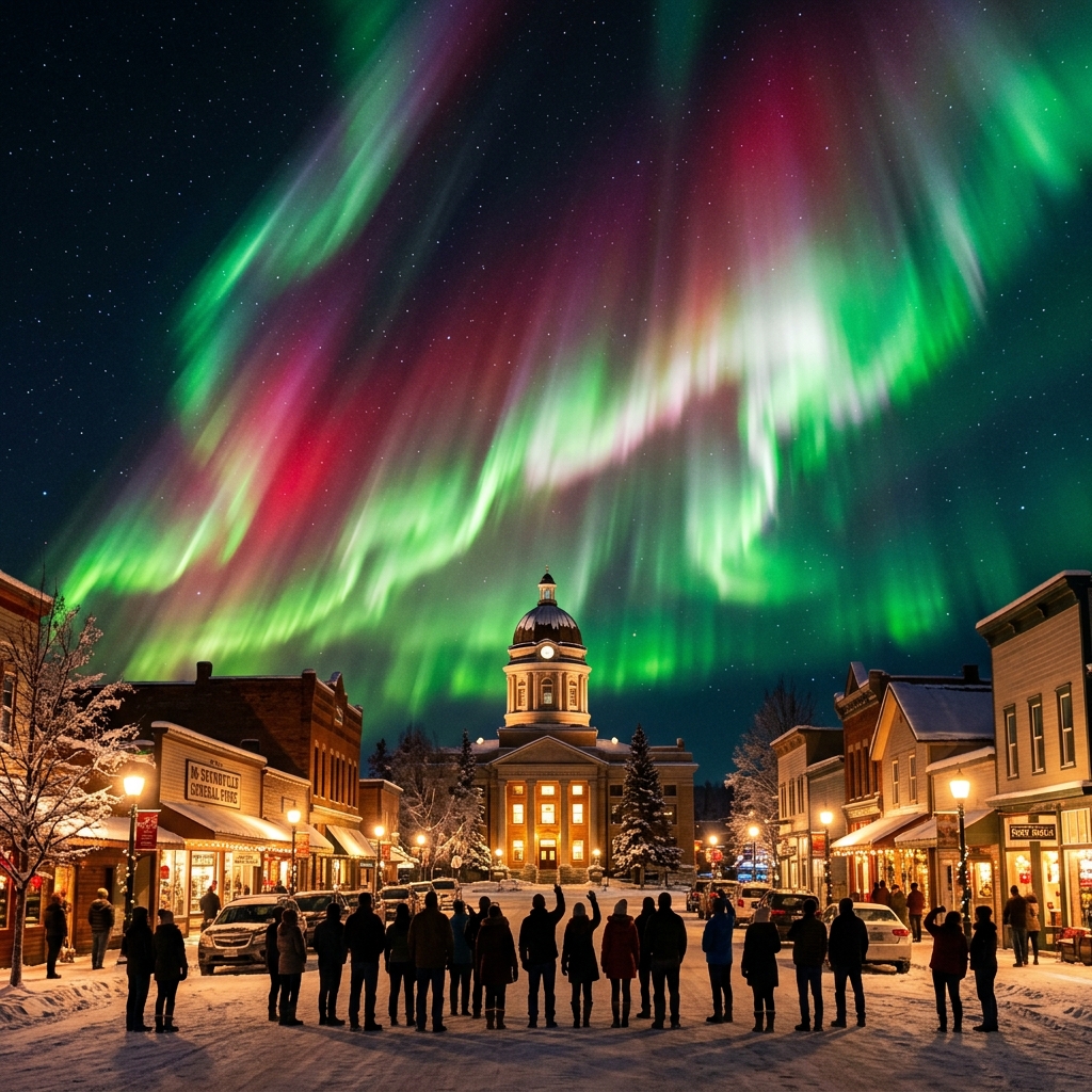 The Night the Sky Bled Color