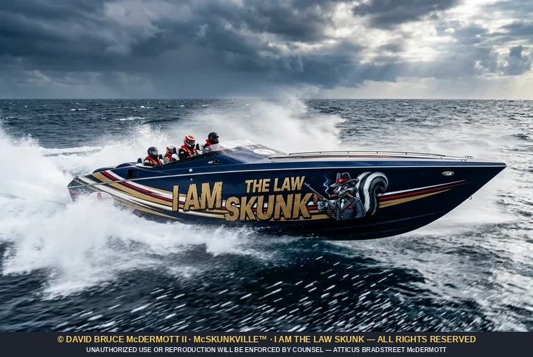 40′ Cigarette Boat — Numbered Scale Replica