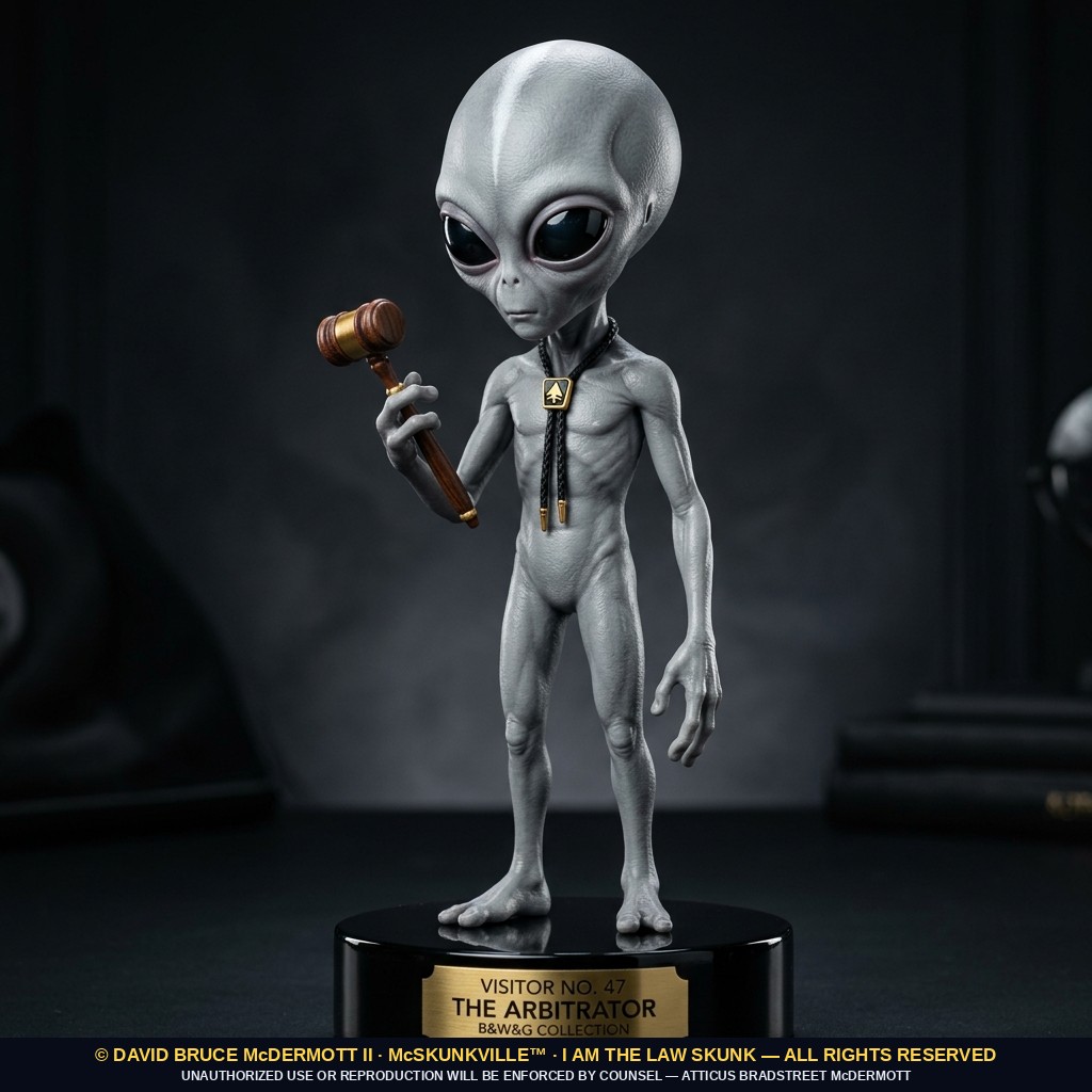 The Visitor of McSkunkville — Figure