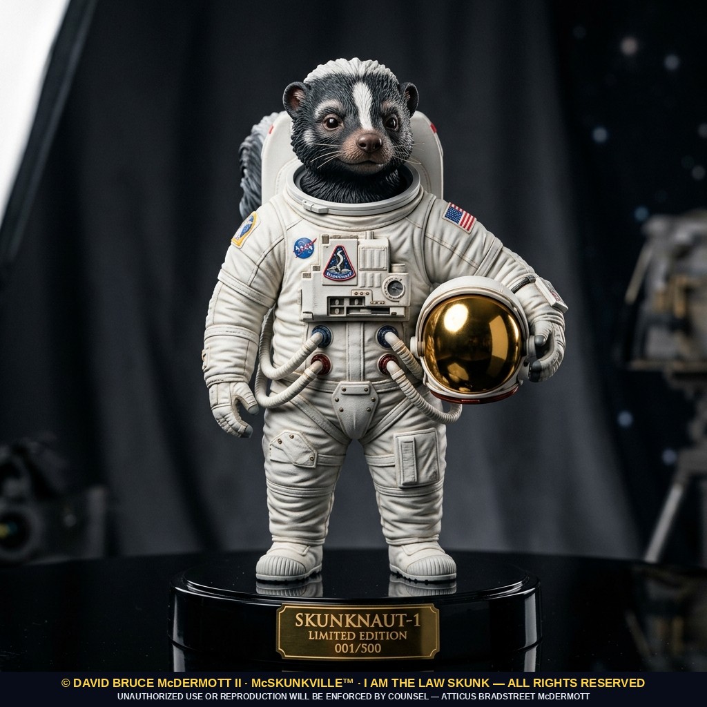 McSkunk, Astronaut of the Sky Address — Figure