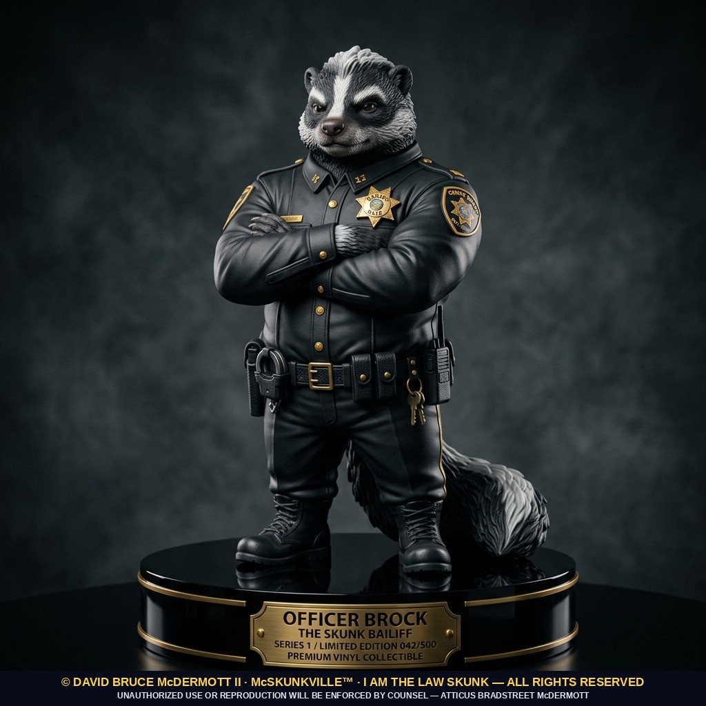 McSkunk, Bailiff of the Court — Figure