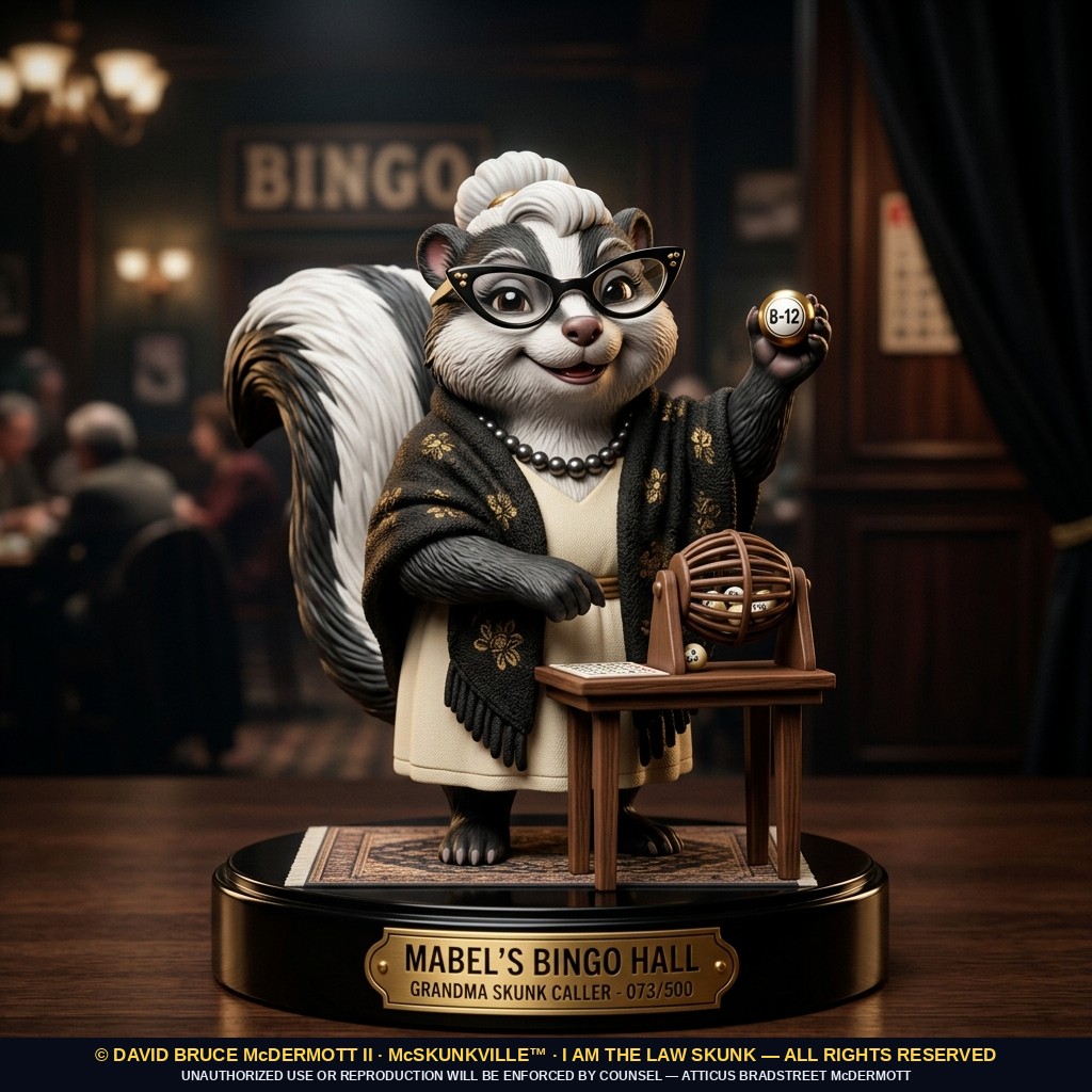McSkunk, Bingo Caller — Figure
