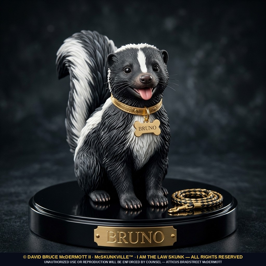 Bruno — The Don's Skunk (a Skunk for a Dog) — Figure