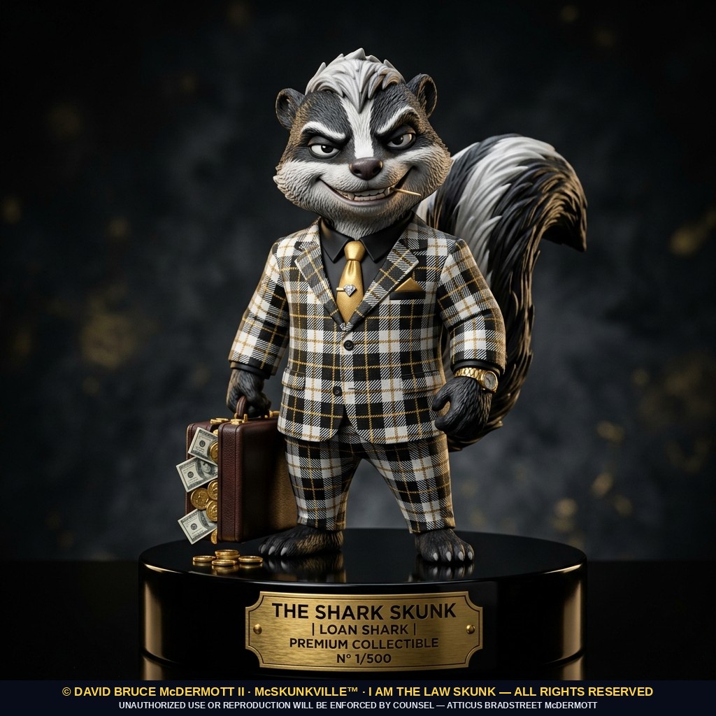 The Fin & Vig Man of McSkunkville — Figure