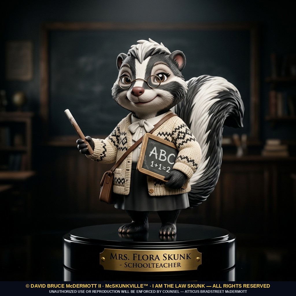 McSkunk, Schoolhouse Teacher — Figure