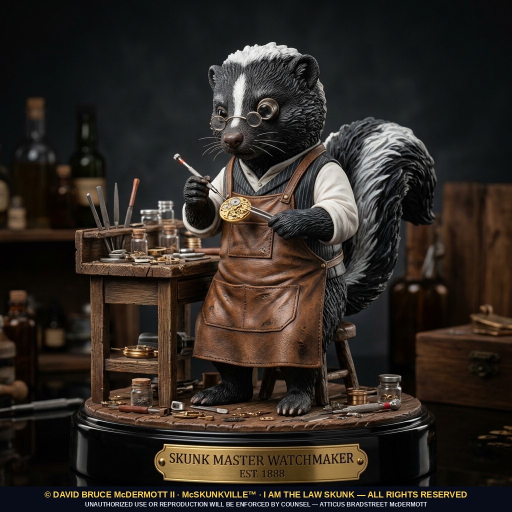 McSkunk, Master Watchmaker — Figure