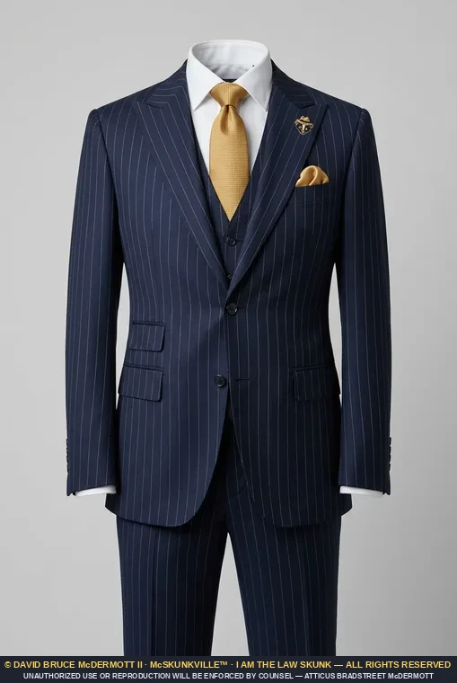 The Counselor Custom Pinstripe Suit